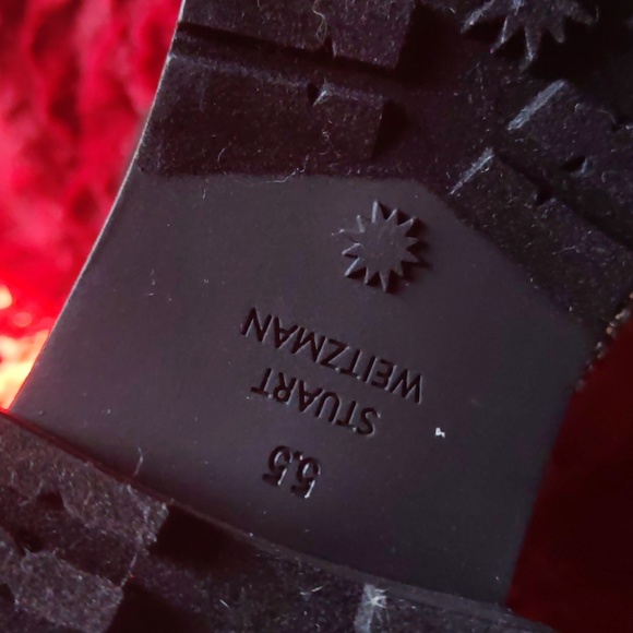 Stuart weitzman silver iridescent combat boots - Picture 4 of 5